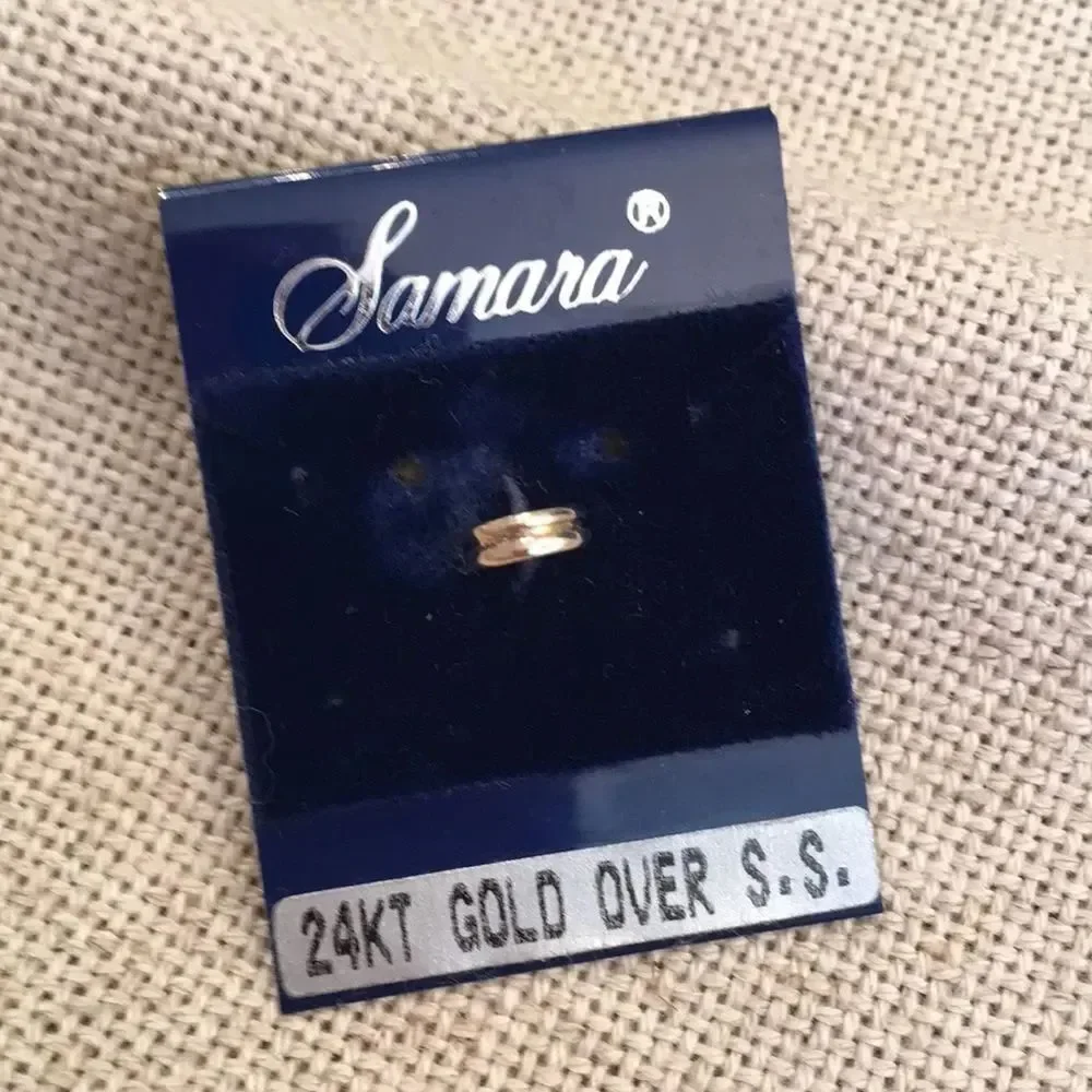 Vintage Samara Gold Plated Sterling Spacer Bead